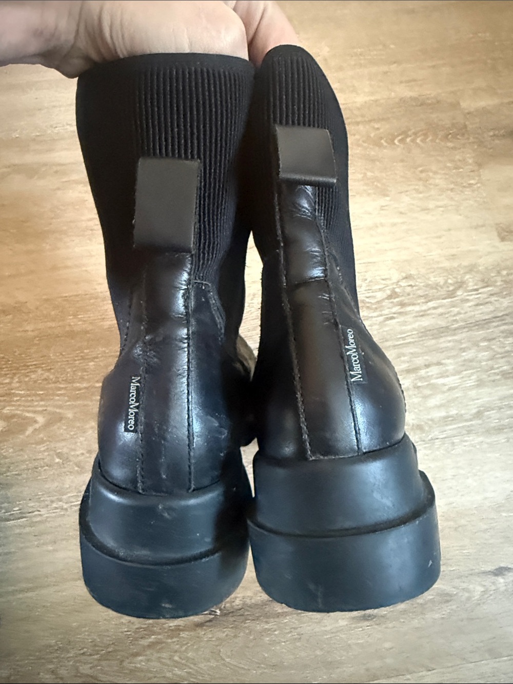Marco Moreo Black label leather moto combat boots made in Italy - Picture 9 of 9